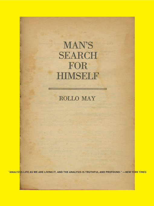 Title details for Man's Search for Himself by Rollo May - Wait list